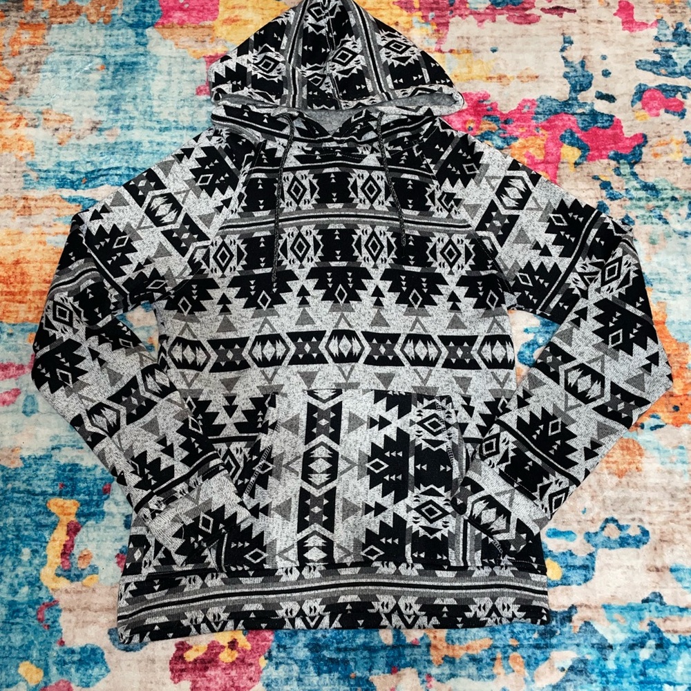 Rue21 Black and Gray Hoodie